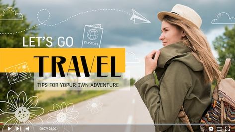 Travel Thumbnail, Youtube Thumbnail Template, Passport Travel, Retro Gamer, Youtube Thumbnail, God First, Vector Hand, Premium Vector, Letting Go