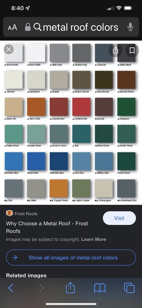 Blue Metal Roof Houses, Tin Roof House, Roof Options, Marsh House, Metal Roof Houses, Metal Roof Colors, Standing Seam Roof, Blue Roof, Aged Copper