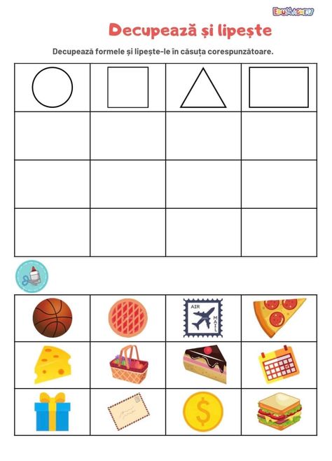 Shapes Preschool Printables, Shape Worksheets For Preschool, Shape Activities Preschool, Free Preschool Printables, Physical Activities For Kids, Preschool Math Worksheets, Free Preschool Worksheets, Shapes Preschool, Shapes Worksheets