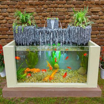 WOW! DIY wonderful waterfall aquarium with miniature stalactite at home At Home, Miniatures, Wonder, Quick Saves