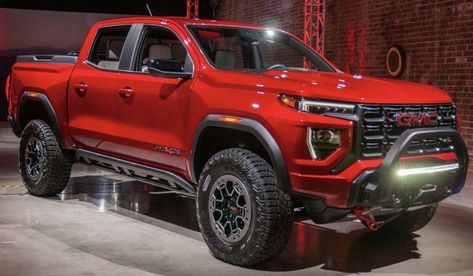 2023 Gmc Canyon At4, Gmc Canyon At4, 2023 Gmc Canyon, 2023 Toyota Tacoma, Gmc 4x4, Custom Pickup Trucks, Truck Ideas, Gmc Canyon, Chevrolet Colorado