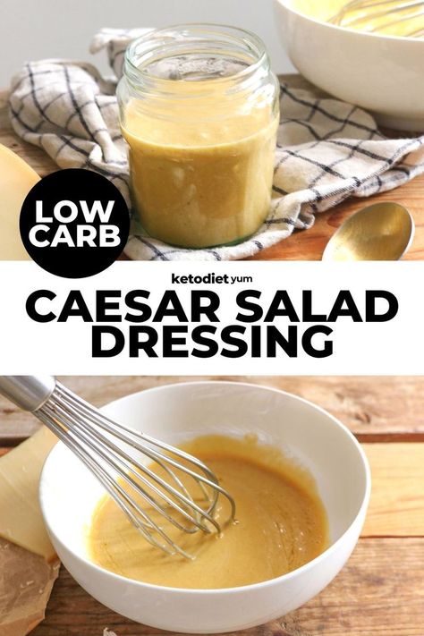 Homemade Caesar Salad, Caesar Salad Dressing Recipe, Homemade Caesar Salad Dressing, Homemade Caesar, Caesar Salad Dressing, Keto Diet Breakfast, Diet Breakfast Recipes, High Fat Foods, Low Carb Vegetables