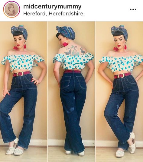 Diy Pinup Outfit, Rockabilly Plus Size Fashion, Rockabilly Shorts Outfits, Everyday Pinup Style, Post Modern Jukebox Outfit, Pinup Inspired Outfits, Pinup Fashion Modern, Vintage Pinup Outfits, Pinup Outfits Ideas Casual