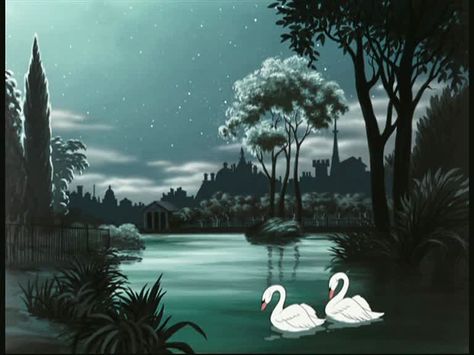 Peter Pan. Animation Backgrounds. Disney Background Art, Disney Landscape, Disney Stills, Old Disney Aesthetic, Old Background, Disney Core, Forest Studio, Cartoon Dp, Peter Pan 1953