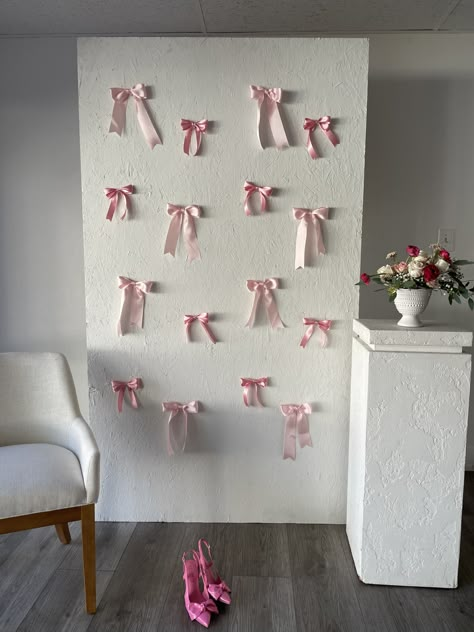 here is the affiliate link to everything I used Ribbon Baby Shower Theme, Bow Baby Shower Backdrop, Coquette Baptism, Vintage Bday Party Ideas, Pink Bow Party Decor, Pink Bow Backdrop, Pastel Pink Baby Shower Ideas, Dusty Pink Baby Shower Ideas, Coquette Party Decor