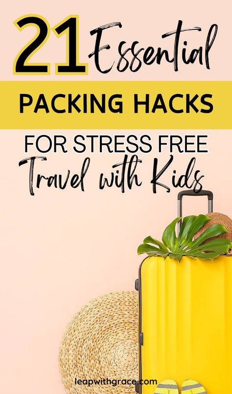 21 Essential Packing Hacks for Stress-Free Travel with Kids - Leap With Grace Travel Medicine Kit, Packing Tips And Tricks, Car Seat Travel Bag, Family Christmas Pictures Outfits, Medicine Kit, Christmas Pictures Outfits, Snack Organizer, Wet Dry Bag, Packing Hacks