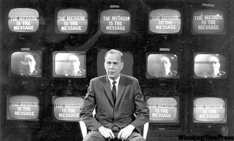 MCLUHAN: Actually, in this case as in most of my work, I’m “predicting” what has already happened and merely extrapolating a current process to its logical conclusion. The Balkanization of the United States as a continental political structure has been going on for some years now, and racial chaos is merely one of several catalysts for change. This isn’t a peculiarly American phenomenon... Jean Baudrillard, Marshall Mcluhan, Media Literacy, Student Reading, Old Tv, Philosophers, World Trade Center, Human Experience, New Media