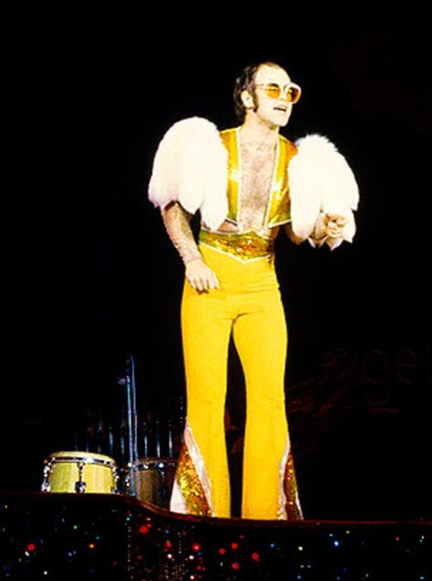 Best of Elton John Costumes Elton John Outfits, Elton John Costume, John Bell, John Barry, Captain Fantastic, A Night At The Opera, Drag King, Bob Mackie, Stage Costume