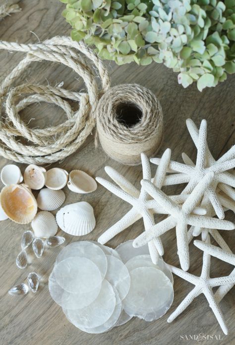 Wine Cork Diy Projects, Cork Diy Projects, Shell Garland, Seashell Wind Chimes, Make Wind Chimes, Wind Chimes Homemade, Sea Shells Diy, Shell Wind Chimes, Beach Glass Crafts