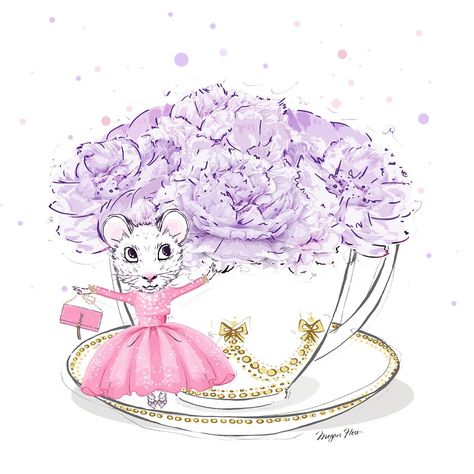 Claris (@claristhemouse) | Instagram Claris The Mouse, Megan Hess Illustration, Tea Party Cupcakes, Kerrie Hess, Paris Tea, Paris Theme Party, Megan Hess, Childrens Books Illustrations, Girl Illustration