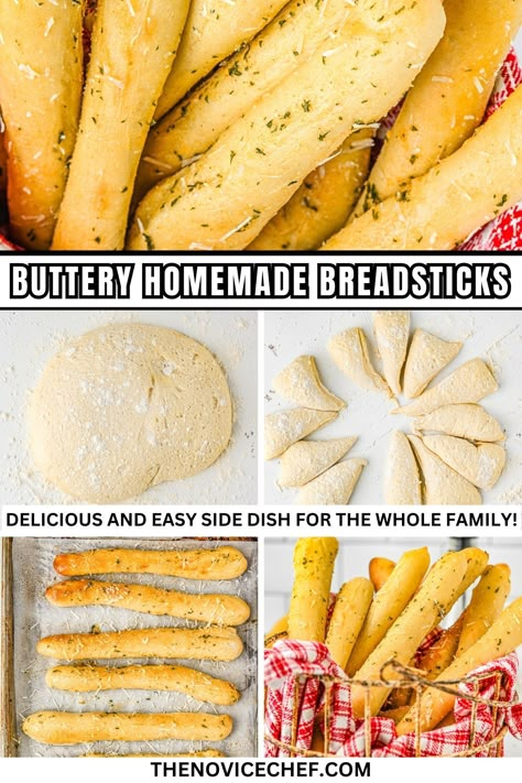 These golden-brown, Homemade Breadsticks are blissfully soft on the inside and perfectly crunchy on the outside, making them the perfect side dish for any meal! Homemade Bread Sticks Easy, Diy Breadsticks, Bread Sticks Recipe Easy, Easy Bread Sticks Recipe, Breadsticks From Pizza Dough, Easy Breadstick Recipe, Homemade Bread Sticks, Yeast Breadsticks, Easy Homemade Breadsticks