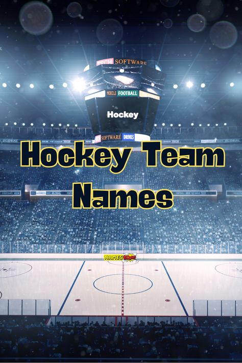 Hockey team names Hockey Team Names, Youth Hockey, Clown Shoes, Hockey Humor, Hockey Life, Rugby Team, Ice King, Hockey Team, Unique Names