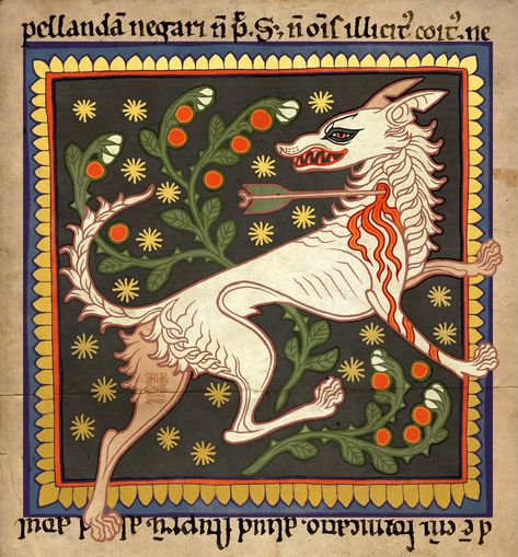 Medieval Artwork, Arte Inspo, Russian Art, Medieval Art, Illuminated Manuscript, Creature Art, Drawing Inspiration, Animal Art, Art Inspo