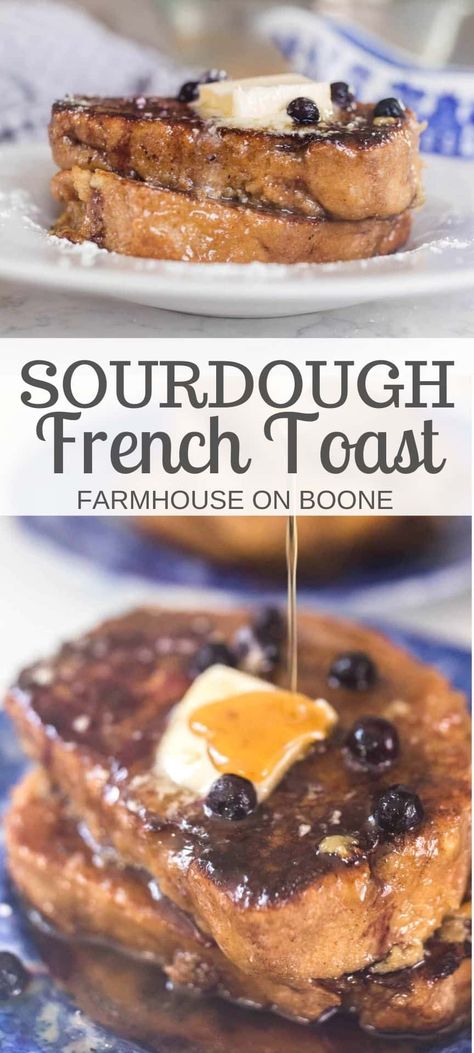 French Toast Recipe With Sourdough Bread, Sourdough Discard French Toast, Breakfast Ideas With Sourdough Bread, French Toast Sourdough Bread, French Toast With Sourdough Bread, Sourdough Bread French Toast, Things To Make With Sourdough Bread, French Toast Recipe Sourdough Bread, Breakfast With Sourdough Bread