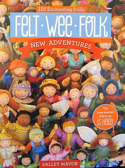 Felt Wee Folk: New Adventures - by Salley Mavor - A book giveaway, ends 5:00 am (central time – KS, USA) Saturday, March 7th 2015 Wee Folk Studio, Salley Mavor, Dollhouse Family, Wee Folk, Enchanted Doll, Folk Doll, Chenille Stems, Peg Doll, Peg Dolls