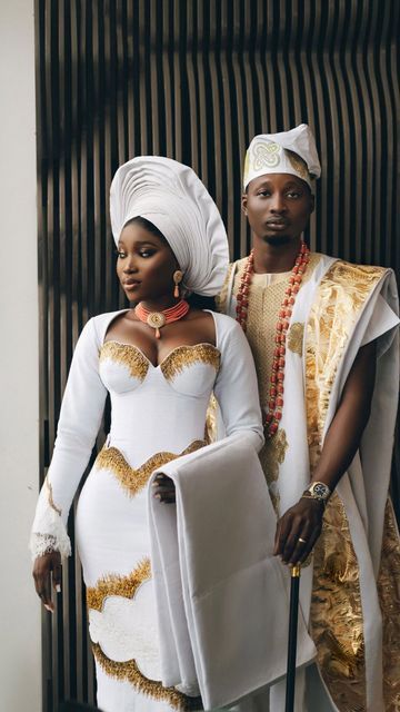 White Traditional Outfit, Nigerian Wedding Reception Dress, Nigerian Wedding Reception, African Goddesses, Chantily Lace, Bride Reception Dresses, Yoruba Bride, Aso Ebi Lace Styles, Nigerian Style