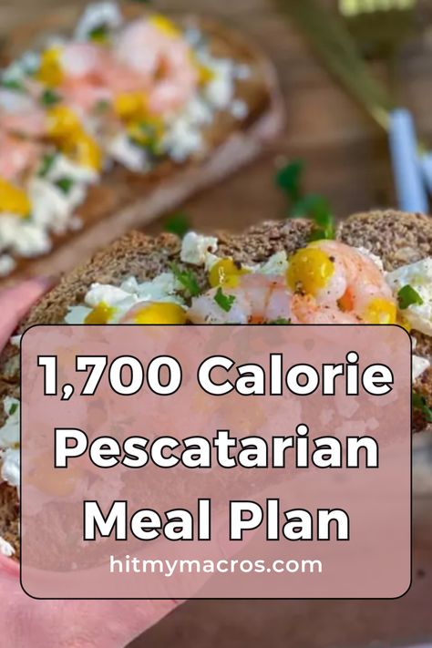 Fuel your journey with flavor and balance! Explore our Macro-Friendly 1700 Calorie Pescatarian Meal Plan for delicious dishes that support your goals. 🥗💪 #MacroFriendly #Pescatarian #HealthyEating Visit hitmymacros.com for tailored meal plans! Pescatarian Meal Plan, Pescatarian Meals, Macro Meal Plan, Pescatarian Diet, Macro Meals, Pescatarian Recipes, Free Meal Plans, Delicious Dishes, Healthy Eating Habits