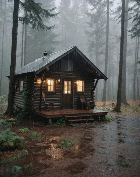 Forest Cabins, Lakefront Cabin, Off Grid Survival, Waterfront Cabins, Little Cabin In The Woods, Wooden Cabin, Log Cabin Rustic, Forest Cabin, Rustic Romance