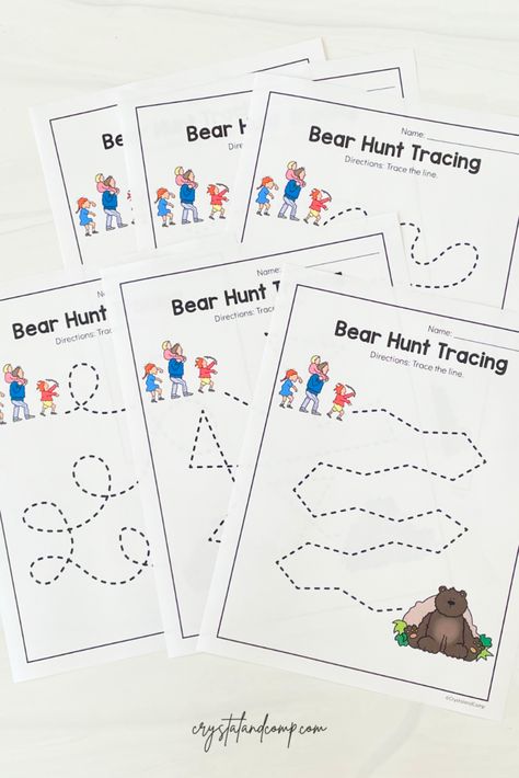 We Are Going On A Bear Hunt Activities Preschool, Bear Small Group Activities, Going On A Bear Hunt Craft Preschool, Going On A Bear Hunt Printables, I'm Going On A Bear Hunt Activities, Bear Science Activities Preschool, Going On A Bear Hunt Preschool, Bear Week Preschool, Bear Hunt Activities Preschool