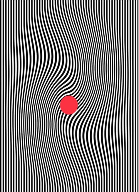 Red Dot Illusion, Optical Illusion, Red Dots, Optical Illusions, Circles, Dots, Red, Quick Saves