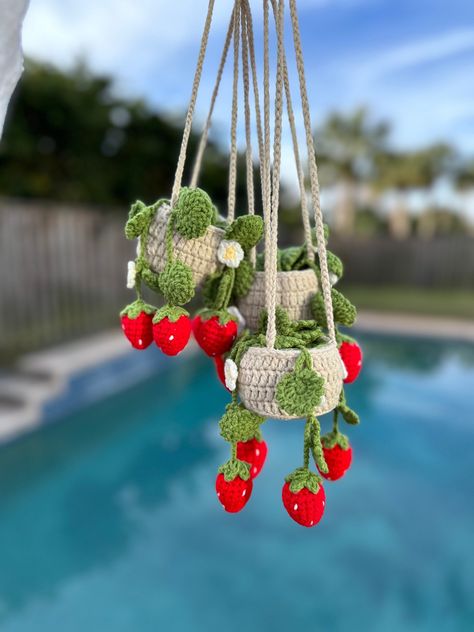 Crochet Strawberry Plant Botanical Decor Handmade Wall Hanging Unique Home Boho Bedroom and Office Thoughtful Gift for Plant Lovers Introducing our Crochet Strawberry Plant - a charming botanical decor piece meticulously handmade for your wall. This unique creation brings a touch of nature into your home, whether in the bedroom, office, or any space that needs a little boho flair. It's not just a decoration; it's a thoughtful gift for plant lovers who appreciate the beauty of handmade craftsmanship. Order this delightful strawberry plant now and let the warmth of handmade art bloom in your living space. 🌻🏡 🎁 Best Uses: ► Wall hangings for a boho-chic vibe ► Bedroom accents for a touch of nature ► Office decor to add warmth ► Thoughtful handmade gift ► Car decor for a unique touch ► Disc Strawberry Bedroom Decor, Crochet Strawberry Plant, Crochet Bedroom Decor, Strawberry Plant, Crochet Wall Art, Home Boho, Crochet Strawberry, Crochet Bedspread, Crochet Plant