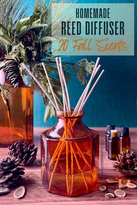 Reed Diffuser Blends, Reed Diffuser Recipe, Reed Diffuser Diy, Diy Reed Diffuser, Vanilla Bean Candle, Homemade Diffuser, One Essential Community, Homemade Reed Diffuser, Diy Essential Oil Diffuser