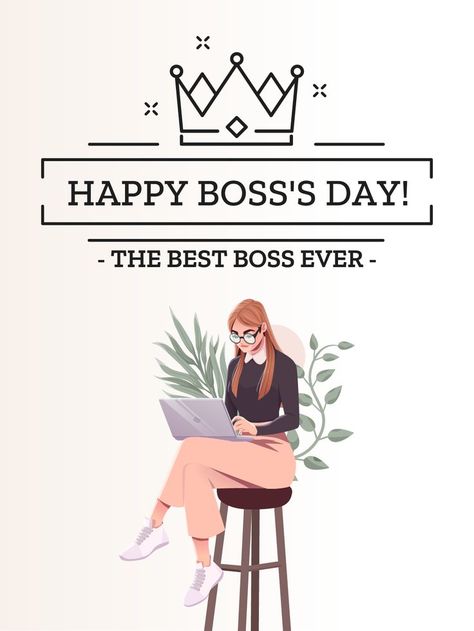 She might be hard on your but you know it is for your own good. The progress and knowledge you’ve gained so far are directly from their mentorship. So thank her with this ecard and maybe a box of chocolates too. Boss Day Cards, Happy Boss Day, Bosses Day Cards, Happy Boss, Best Boss Ever, Happy Boss's Day, Boss Day, A Box Of Chocolates, Bosses Day