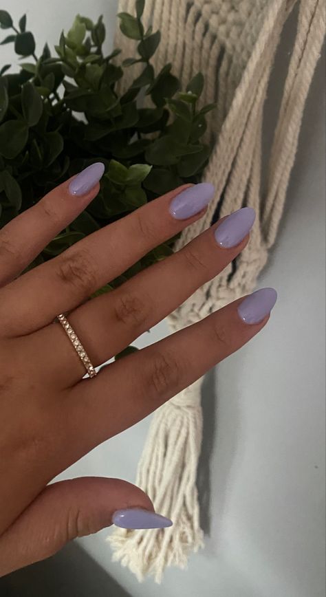 Solid Spring Color Nails, Single Color Nail Ideas, One Color Nails Simple, Nail Ideas Solid Colors, Solid Color Nails, Back To School Nails, One Color Nails, Purple Acrylic Nails, Pretty Nail Colors