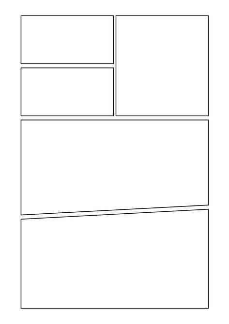 Manga Panel Outline, Manga Book Template, Comic Drawing Template, Manga Pages Drawing, Comic Panel Template, Comic Pannel Layout Blank, Making Manga Tips, Comic Book Page Layout, Manga Page Template