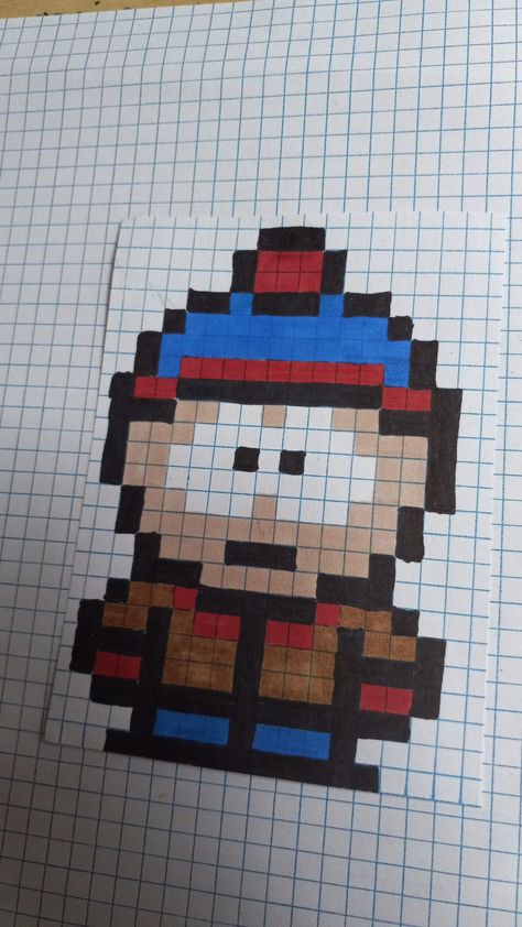 Art Pfps, Graph Paper Art, Graph Paper, South Park, Art Art, Pixel Art, Drawing Ideas, Paper Art, Art Projects