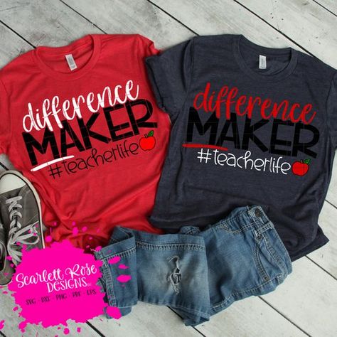 Teacher Attire, Teaching Shirts, Diy Teacher Gifts, Spirit Shirts, Shirts Ideas, Vinyl Shirts, Teacher Style, Teacher Tees, Teacher Appreciation Week