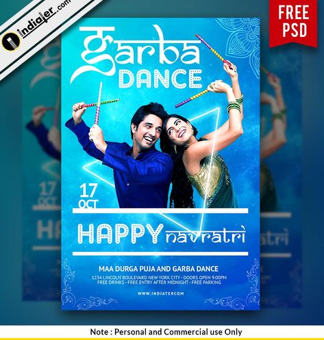 Garba Dance Navratri Celebration night party invitation Poster Garba Poster, Dance Event Poster, Night Party Invitation, Navratri Celebration, Garba Night, Templates Facebook, Garba Dance, Invitation Poster, Sherwani For Men Wedding