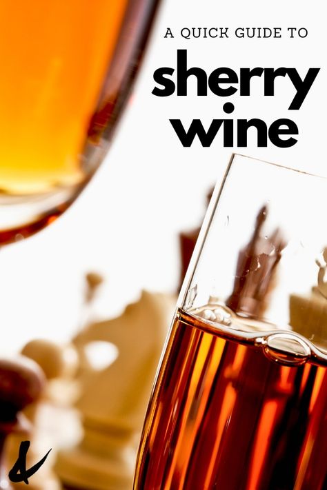 Sherry Wine Recipes, Wine Making Recipes, Homemade Wine Recipes, Wine Cupcakes, Wine Cake, Wine Knowledge, Sherry Wine, Fortified Wine, Homemade Wine