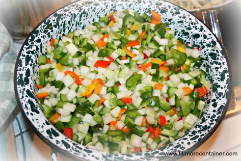 What to do with very large cucumbers - Cucumber Relish! - Fillmore Container Ideas For Cucumbers, Cucumbers Recipes, Cucumber Relish, Cucumbers And Tomatoes, Lower Carb Meals, Cucumber Recipes Salad, Cucumber Recipes, Garden Recipes, Salad Side Dishes