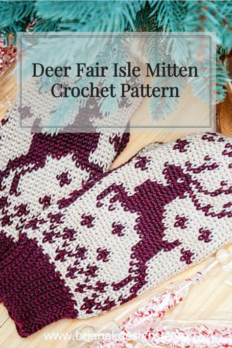 If you love crochet colorwork then this is a great project for you! Take your colorwork to the next level with this crochet pattern. There is even a video instruction on a similar pattern to help you through each step of the pattern. This pattern comes with written instructions as well as a chart.