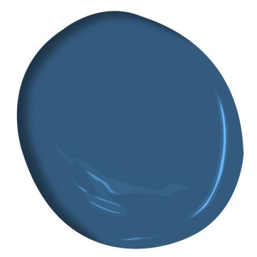 Prussian Blue CW-625  | Benjamin Moore Deep Ocean Benjamin Moore, Benjamin Moore Aqua Paint Colors, Blue Benjamin Moore, Painted Bedroom, Furniture Blue, Ohio House, Cabin Designs, Laguna Blue, Painted Bedroom Furniture