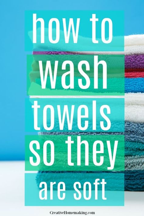 Uncover the best ways to keep your towels soft and inviting wash after wash. Elevate your daily routine with irresistibly soft towels that feel like a warm hug every time." How To Soften Bath Towels, How To Get Towels Soft Again, Soften Towels, How To Wash Towels, Wash Towels, Deep Cleaning Hacks, Washing Towels, Scrubbing Bubbles, Laundry Tips