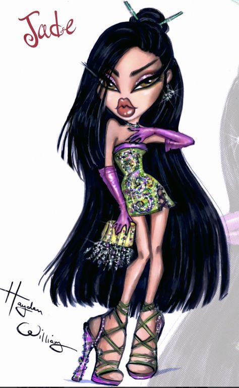 Hayden Williams Fashion, Hot Party Dresses, High Fashion Art, Bratz Doll Outfits, 18th Anniversary, Brat Doll, Hayden Williams, Bratz Girls, Bratz Inspired Outfits