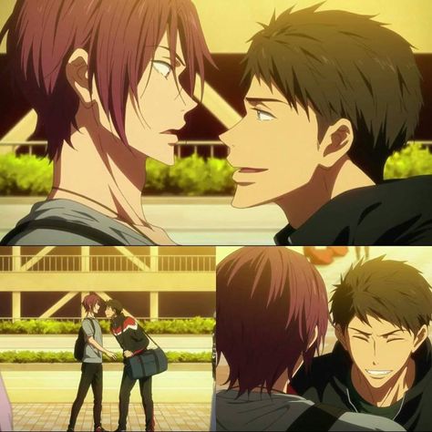 42194966_10215418630232230_8965600207261663232_n Free Rin X Sousuke, Rin X Sousuke, Free! Anime Rin, Free! Rin, Eternal Summer, Iwatobi Swim Club, Swim Club, Free Anime, Guys Be Like