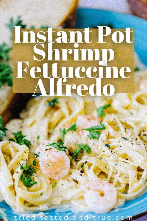 Fettucini Alfredo Recipe, Crock Pot Shrimp, Fettuccine Alfredo Sauce, Easy Shrimp Alfredo, Instant Pot Shrimp, Shrimp Pasta Recipes Easy, Shrimp Alfredo Recipe, Shrimp Fettuccine Alfredo, Italian Seafood