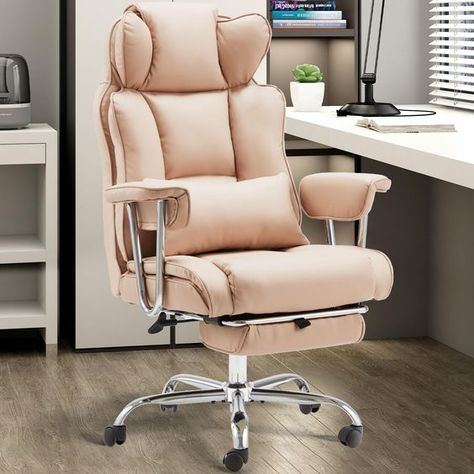 It's very pretty. As it says in the description. To see if it is of good quality. Boho Home Office Decor, Office Decorations At Work, Comfy Desk Chairs, Office Chairs For Women, Desk Chairs For Bedroom, Cute Office Chair, Feminine Home Office Classy, Comfy Desk Chair, Recliner Office Chair