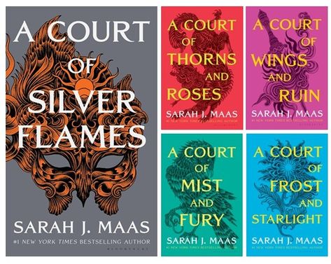 A Court of Thorns and Roses Series A Court Of Silver Flames, Silver Flames, Roses Book, Bullet Journal Cover Ideas, Empire Of Storms, Court Of Thorns And Roses, A Court Of Mist And Fury, Sarah J Maas, High Fantasy