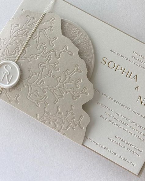 Beach Wedding Invites, Coconut Wedding, Key Largo Wedding, Swell Press, Coastal Wedding Invitations, Engagement Invites, Chloe Brand, Shell Wedding, Reception Ceremony