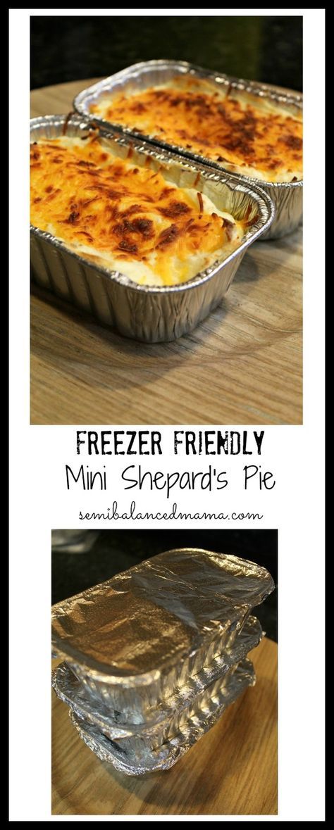 It's the perfect weekend to stock your fridge with these mini shepard's pie! Your family will love them and they are SO easy to make! #shepardspie #freezerfriendly #freezerfinner Freeze Ahead Meals, Shepard S Pie, Shepard's Pie, Good Shepard, Freezer Dinners, Shepards Pie, Freezer Friendly Meals, Freezable Meals, Freezer Meal Planning