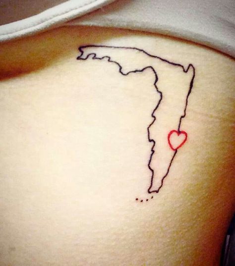 I love fl  home sweet home southern love  Florida tattoo State Of Florida Tattoo For Women, Florida Tattoo For Women, Florida Inspired Tattoo, Band Aid Tattoo, Florida Tattoo, Florida Tattoos, Tattoo Temporary, Promise Band, Ink Inspiration