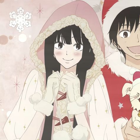 sawako x kazehaya matching icons 
#christmas #christamsicons #matching #matchingicons #sawakoxkazehaya Animals, Christmas, Anime