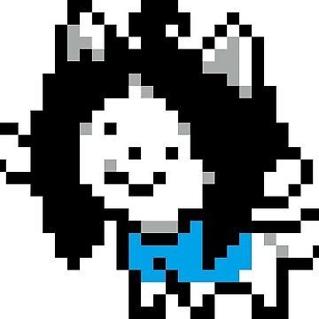 TEMMIE!! • Millions of unique designs by independent artists. Find your thing. Undertale Widget, Temmie Undertale Icon, Tem Shop Undertale, Temmie Undertale Cosplay, Temmie Undertale, Perler Beads Undertale Temmie, Clothes Shopping, Top Artists, Sticker Design