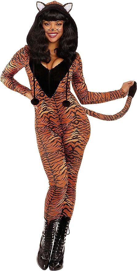 Cute hooded tiger romper #paidlink Tigress Costume, Lion Costumes, Tiger Lady, Catsuit Costume, Animal Halloween Costumes, Tiger Costume, Costume Inspo, Bengal Tiger, In The Jungle