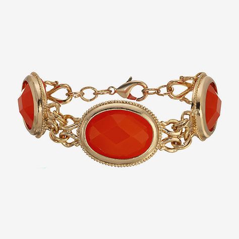 Character Customization, 1928 Jewelry, Stylish Bracelet, Gold Texture, Diy Bracelets, Link Bracelets, Color Orange, Jewellery And Watches, Vintage Jewelry