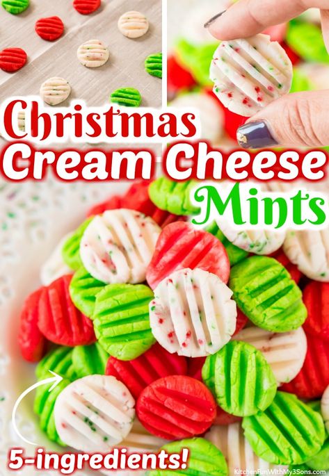 Christmas Cream Cheese Mints, Christmas Peppermint Patties, Cream Cheese Mints Recipe, Random Desserts, Mints Recipe, Peppermint Patty Recipe, Mint Patties, Cream Cheese Mints, Christmas Peppermint